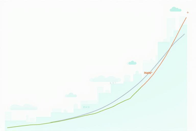 성수기 기간 이커머스 주문량 급증 그래프와 이를 안정적으로 처리하는 물류 시스템의 대비를 나타내는 인포그래픽