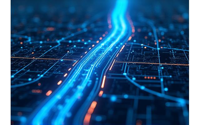 실시간 배송 경로 최적화 인터랙티브 지도 이미지