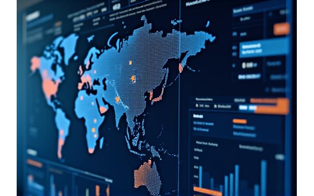 주요 물류 지표를 보여주는 예측 분석 대시보드